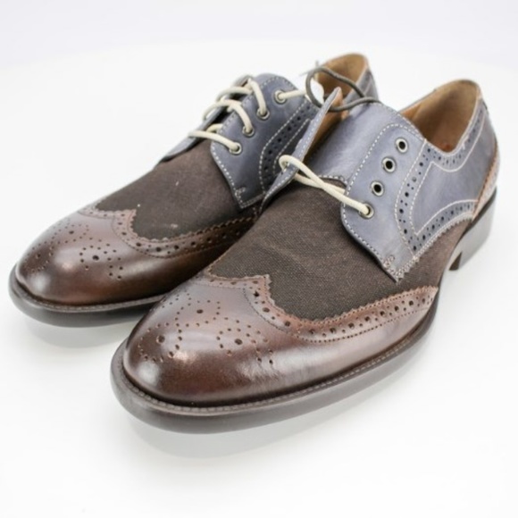 johnston and murphy mens wingtip shoes